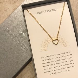 🎉Dogeared open hearted necklace
